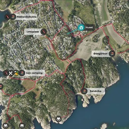 بيت للعطل Stor Familiebolig Med Panoramautsikt *
