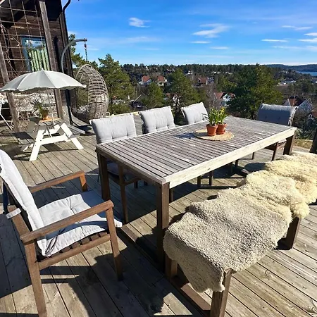 Feriehus Stor Familiebolig Med Panoramautsikt Larvik